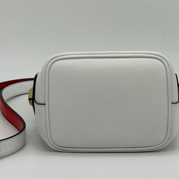 Christian Louboutin CARASKY Empire Leather Shoulder Crossbody Bucket Bag - Picture 11 of 16